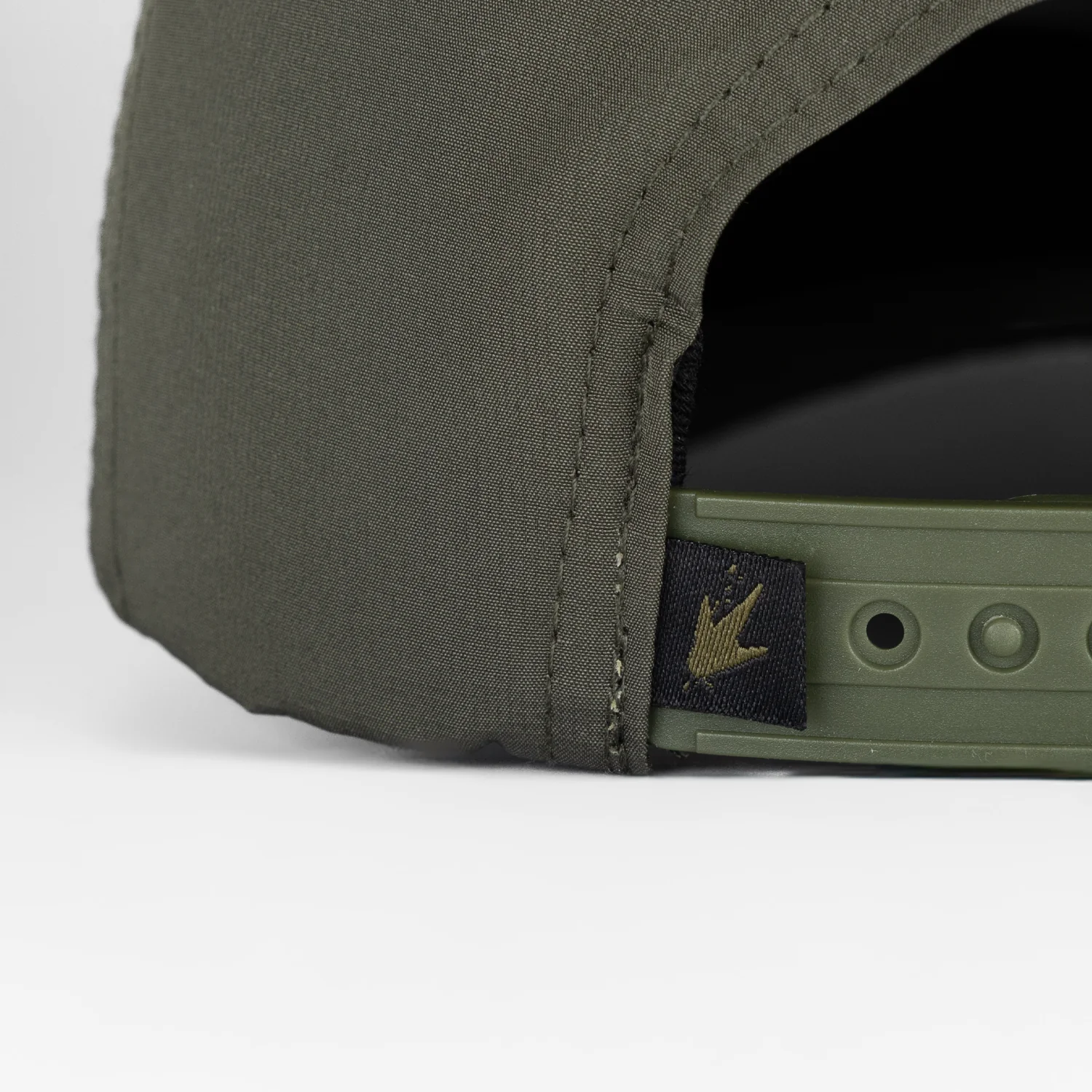 5-Panel Ripstop Performance Snapback | Faded Olive | One Size - Image 6