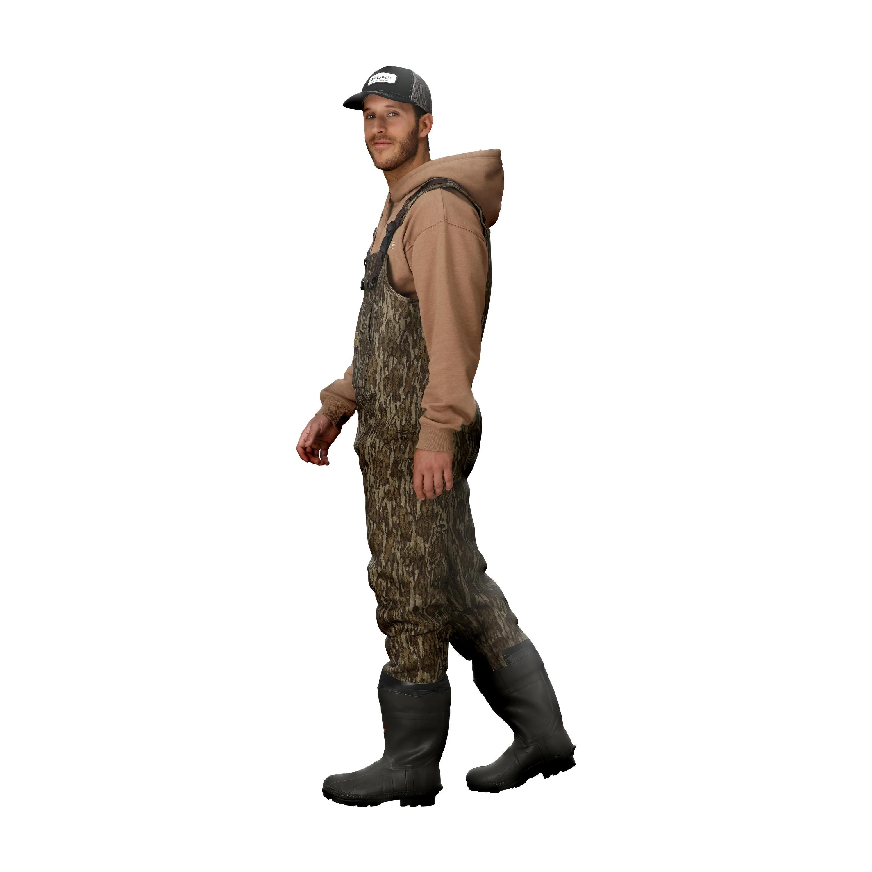 Frogg Toggs® Men's Amphib 3.5mm Neoprene Bootfoot in Mossy Oak Bottomland Chest Wader - Image 3