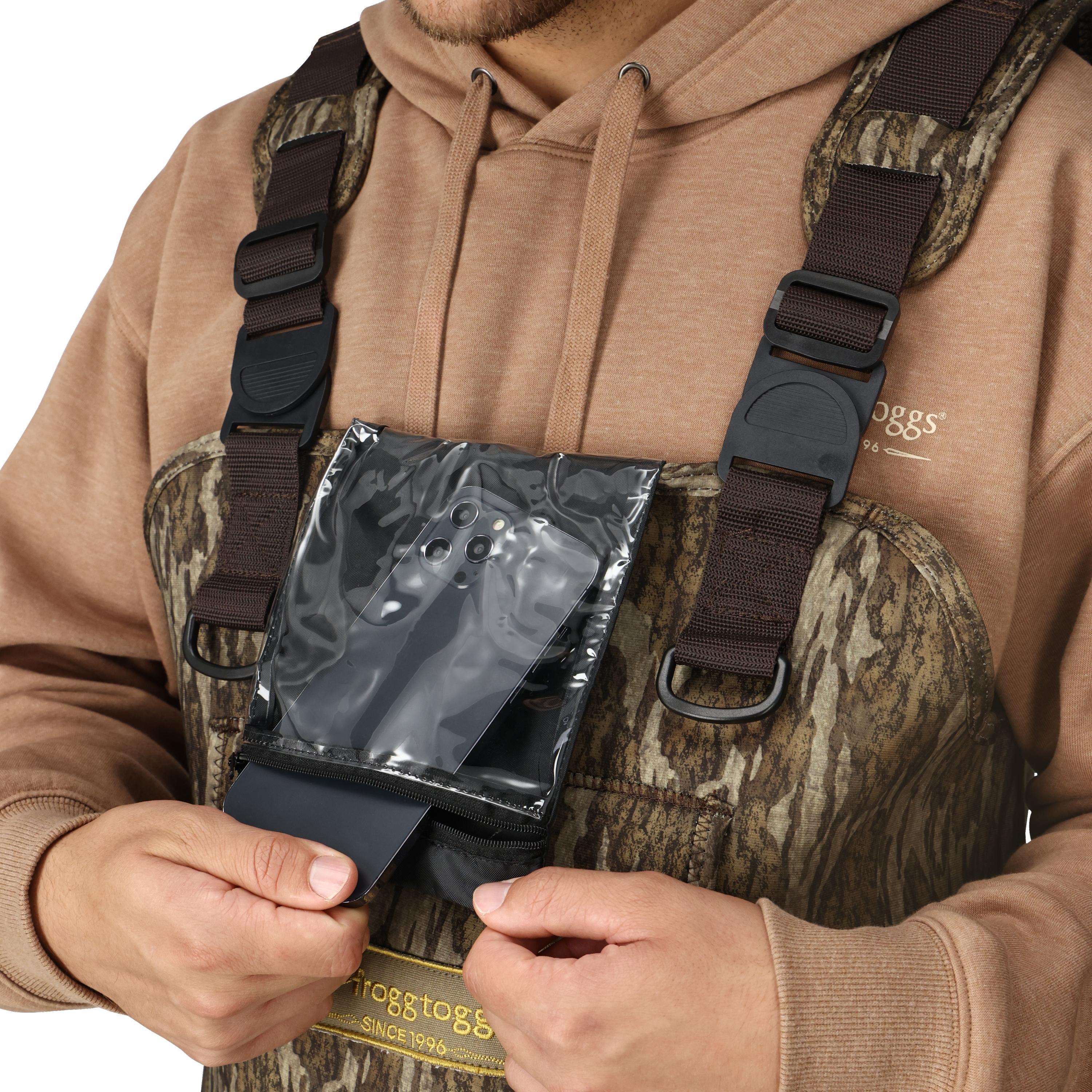 Frogg Toggs® Men's Amphib 3.5mm Neoprene Bootfoot in Mossy Oak Bottomland Chest Wader - Image 5