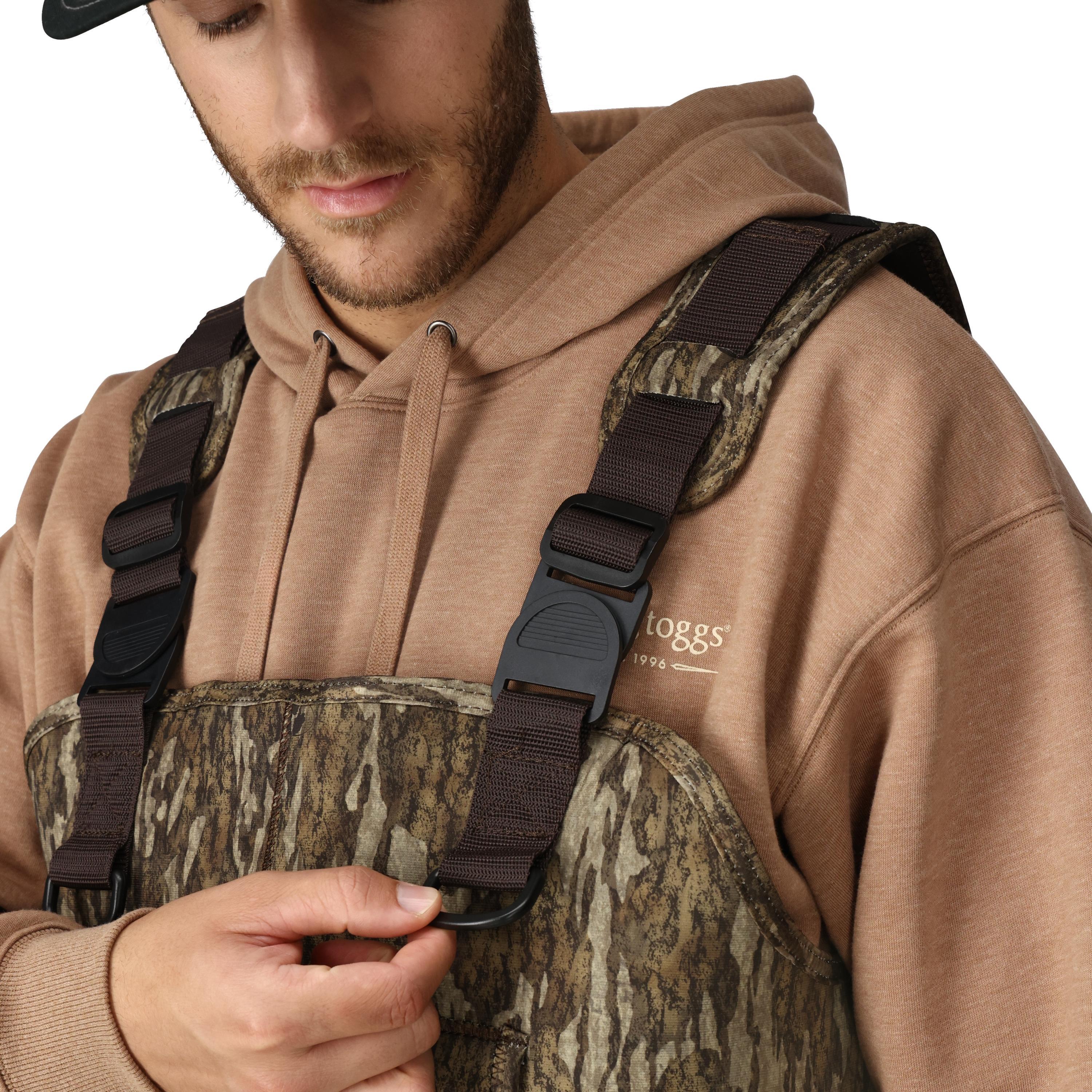 Frogg Toggs® Men's Amphib 3.5mm Neoprene Bootfoot in Mossy Oak Bottomland Chest Wader - Image 6