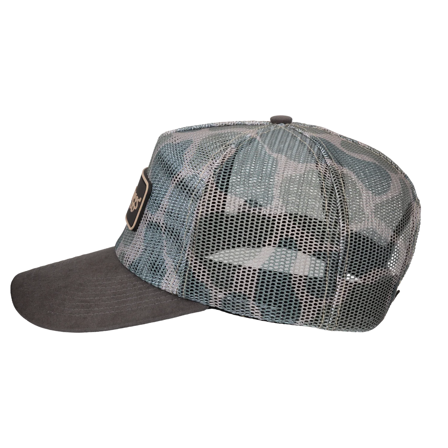 Frogg Toggs® All-Mesh Semi-Curved Snapback Cap | Classic Duck Camo | One Size - Image 4