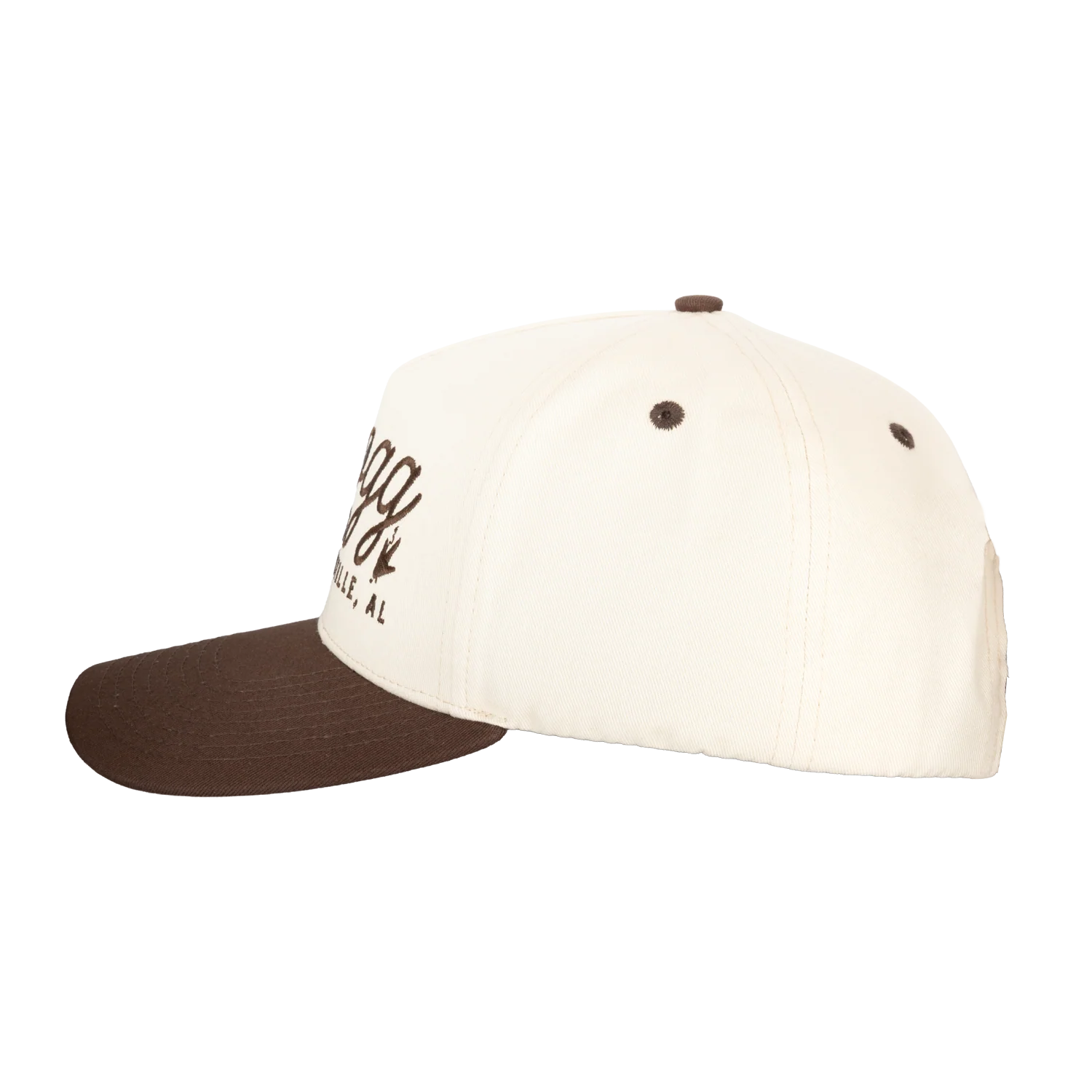 Frogg Toggs Two Tone 5-Panel Snapback Cap | Natural/Chocolate | One Size - Image 4