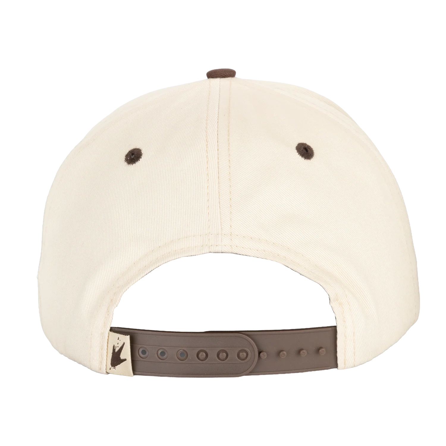 Frogg Toggs Two Tone 5-Panel Snapback Cap | Natural/Chocolate | One Size - Image 5