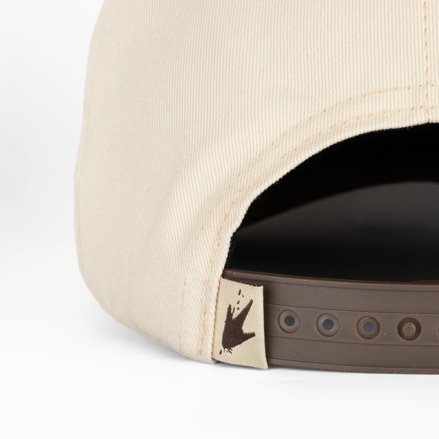 Frogg Toggs Two Tone 5-Panel Snapback Cap | Natural/Chocolate | One Size - Image 6