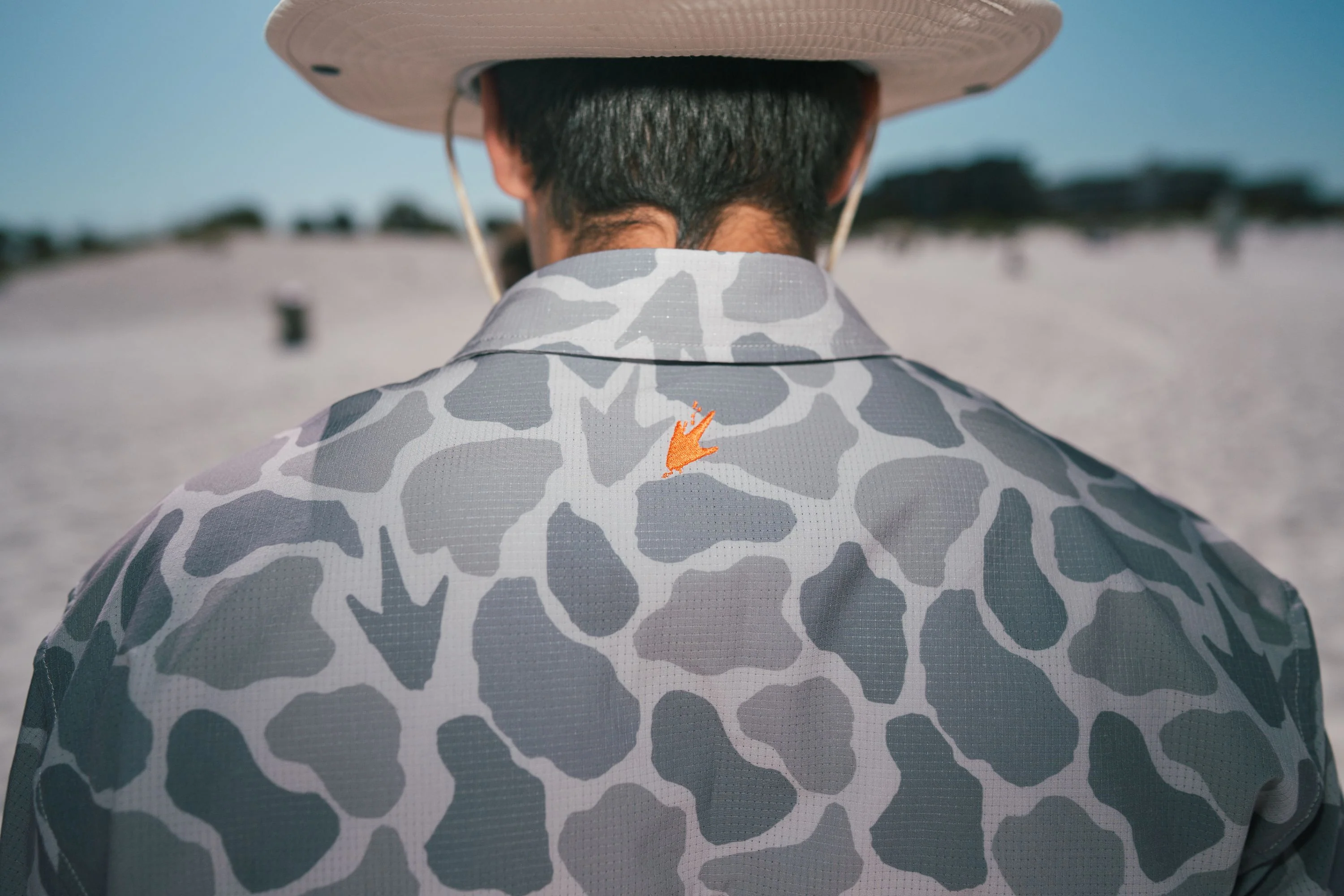 L/S Airflow Button-down | Faded Duck Camo - Image 5