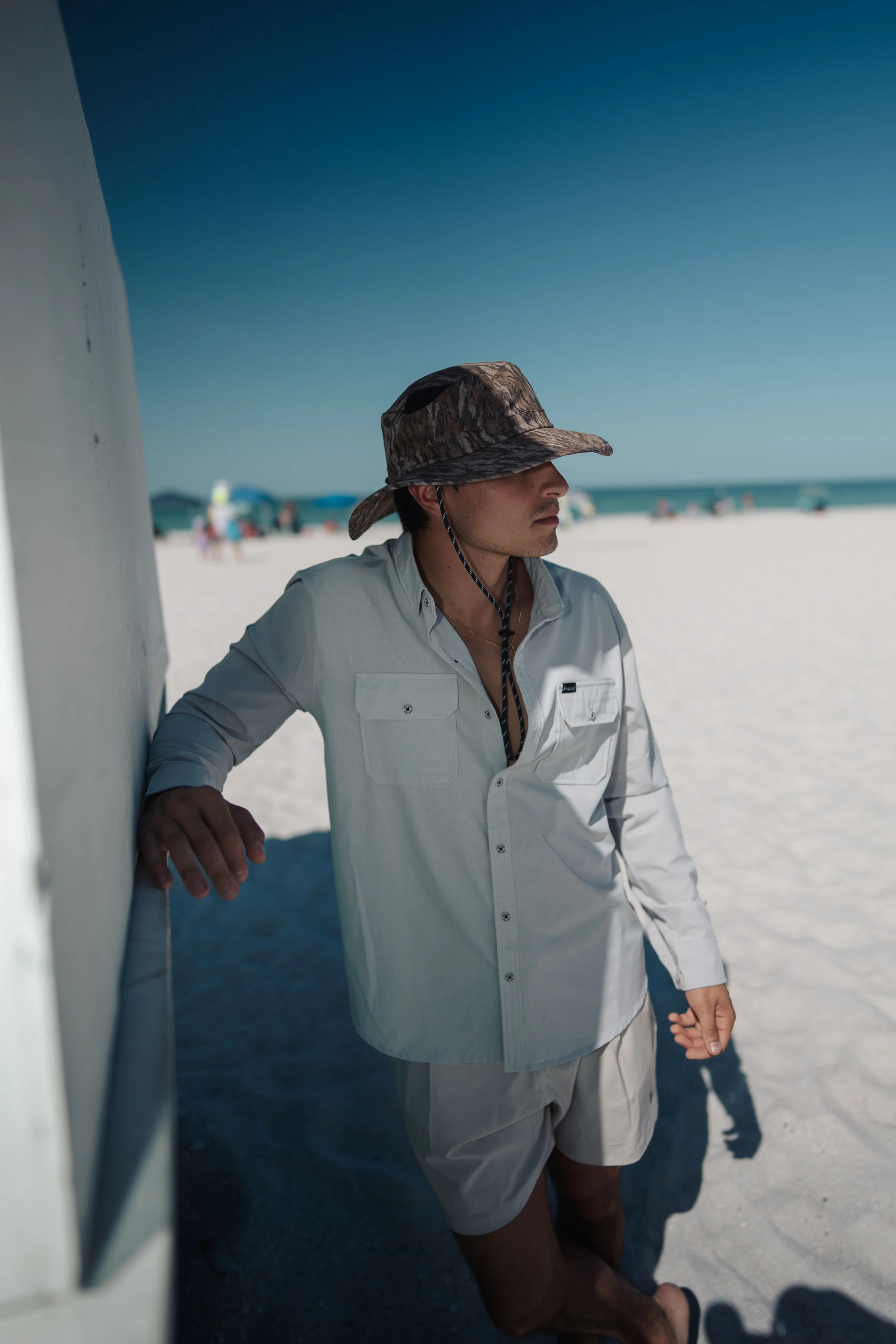 L/S Airflow Button-down | Silver - Image 5