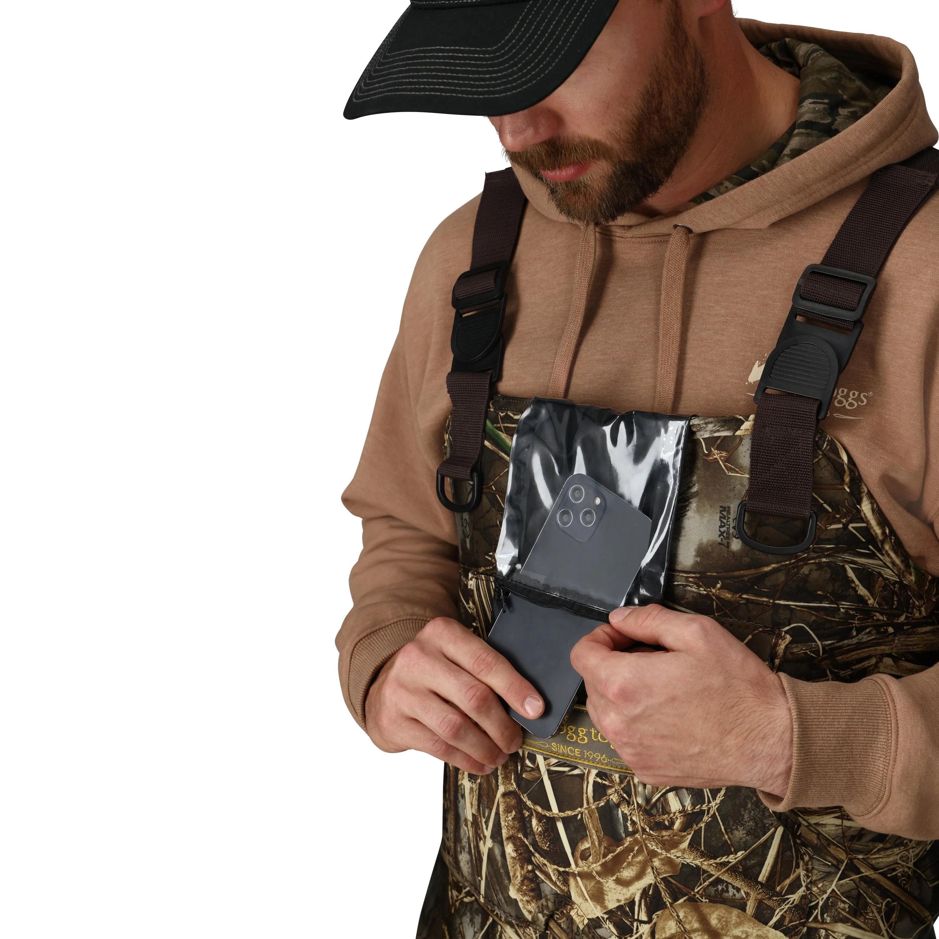 Frogg Toggs® Men's Amphib 3.5mm Neoprene Bootfoot Wader in Realtree Max-7 - Image 5