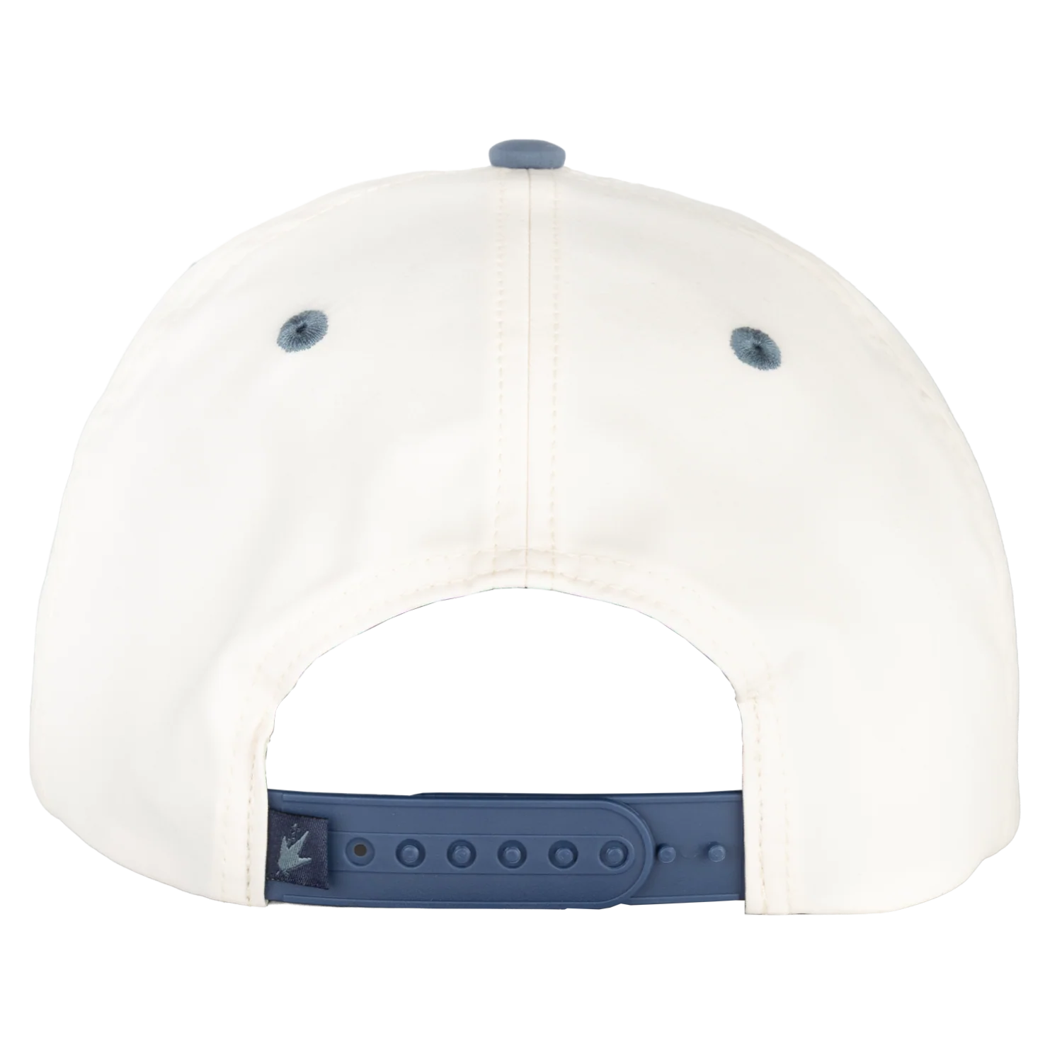 Two-Tone 5-Panel Performance Snapback | Natural/Faded Blue | One Size - Image 5